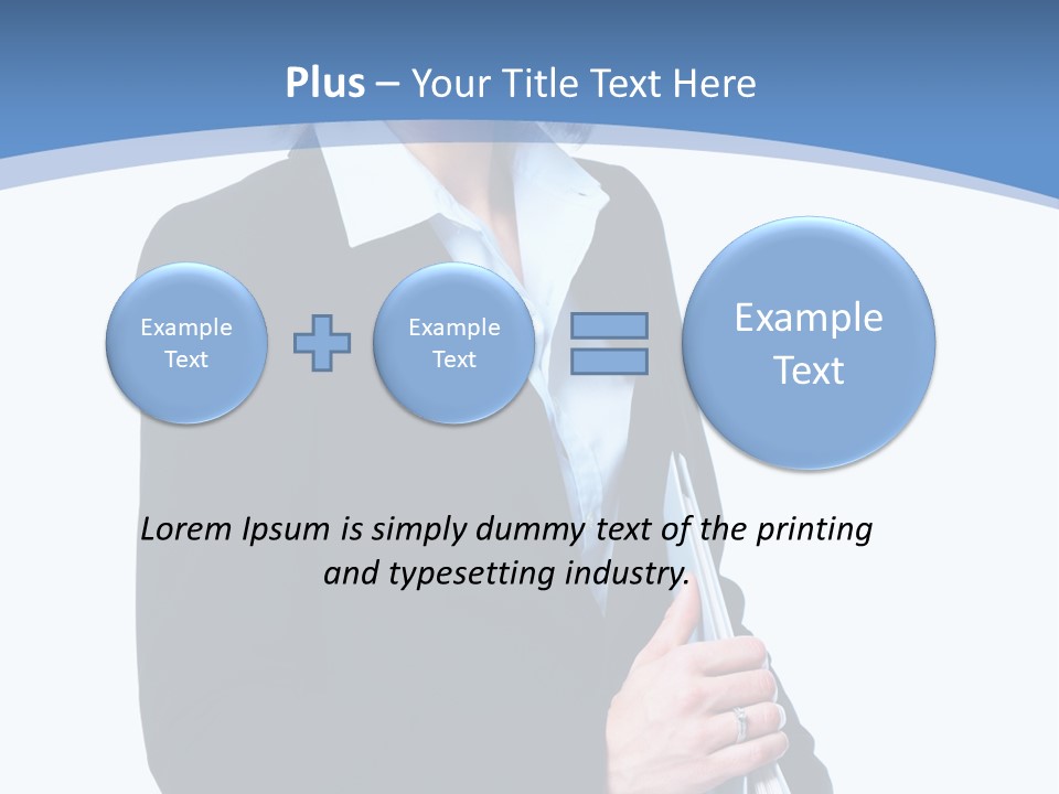 Teacher Lady Beautiful PowerPoint Template