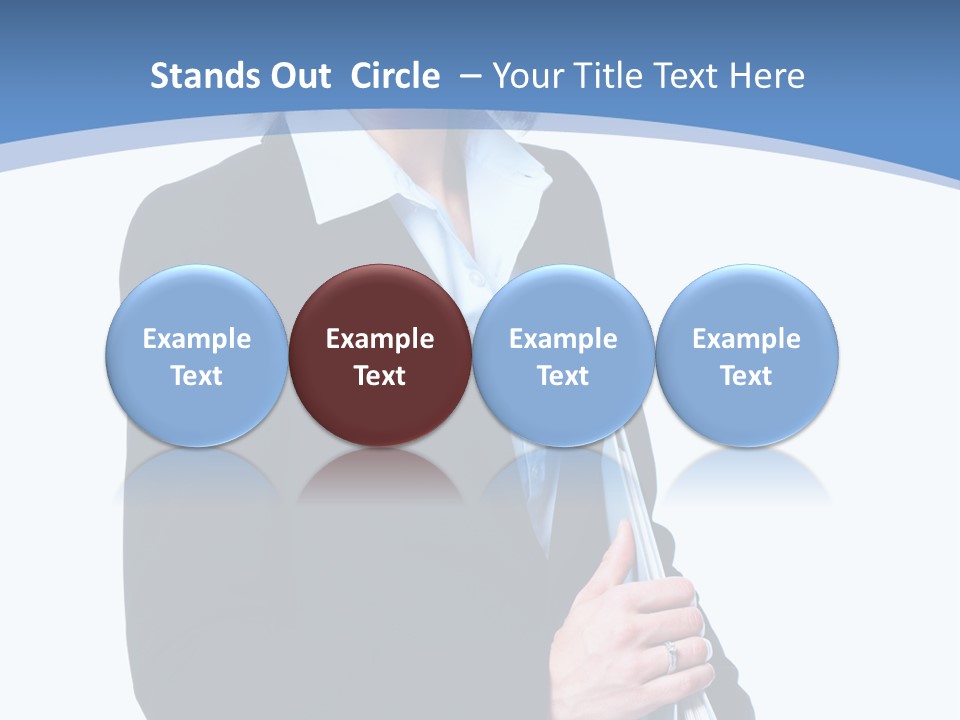 Teacher Lady Beautiful PowerPoint Template