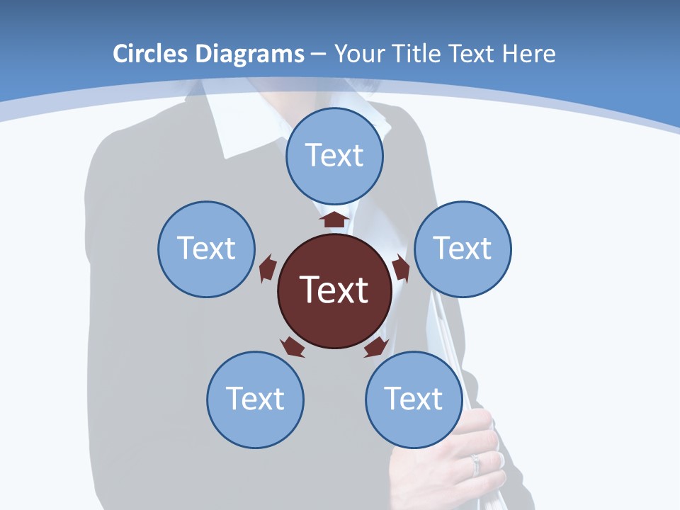 Teacher Lady Beautiful PowerPoint Template