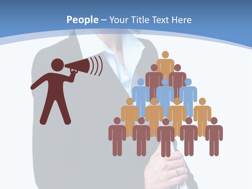 Teacher Lady Beautiful PowerPoint Template