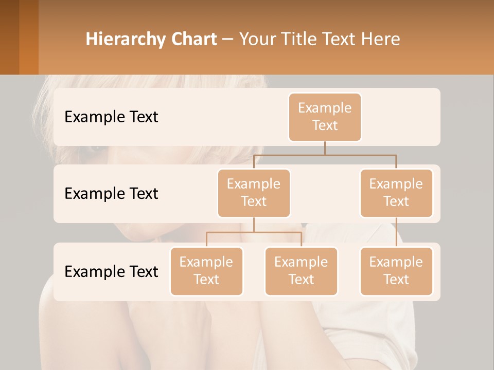 Happy Young Blond PowerPoint Template