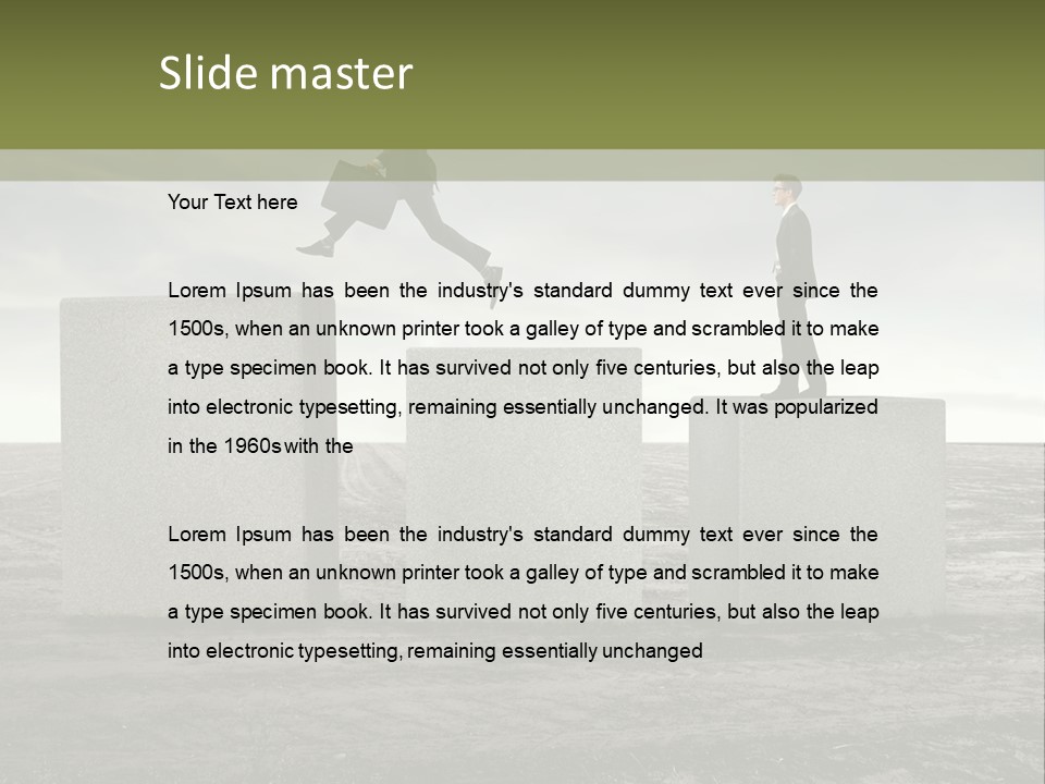 Countryside Sky Run PowerPoint Template