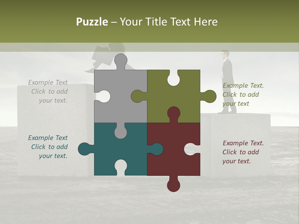 Countryside Sky Run PowerPoint Template