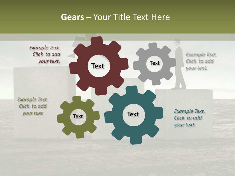 Countryside Sky Run PowerPoint Template