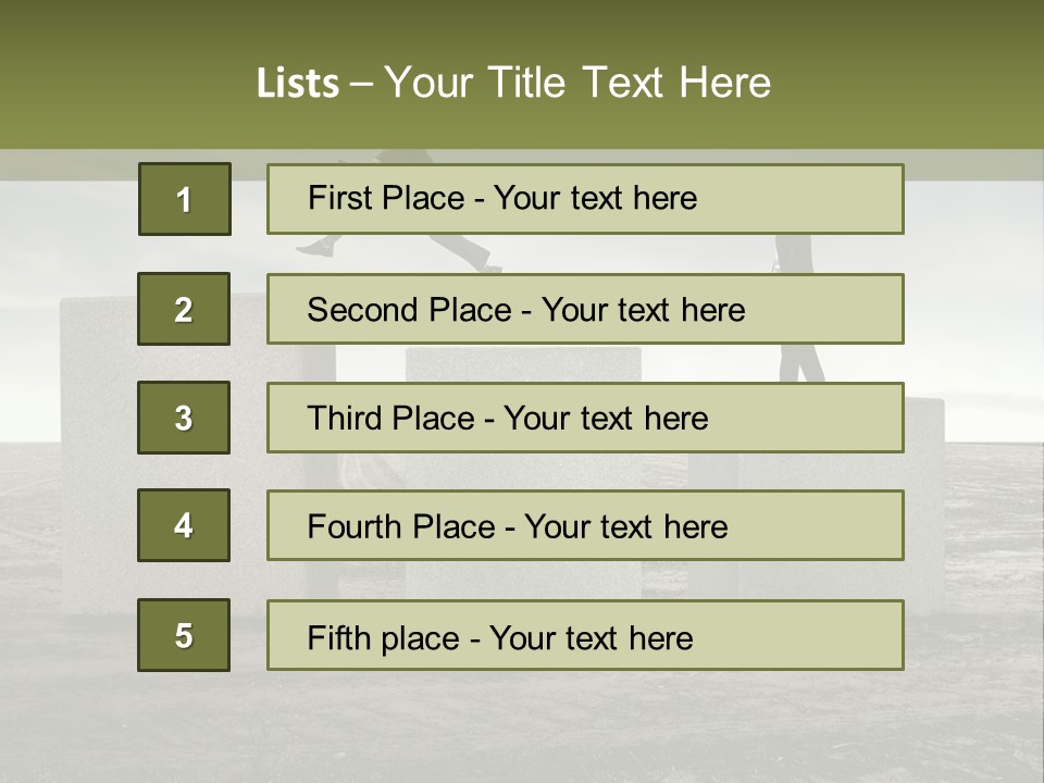 Countryside Sky Run PowerPoint Template