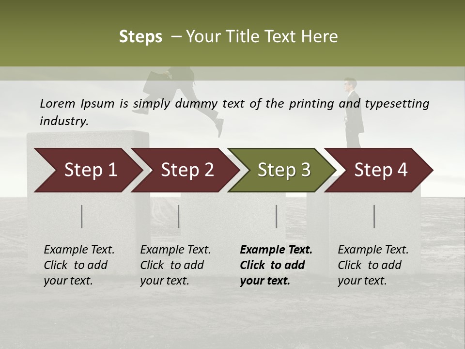 Countryside Sky Run PowerPoint Template