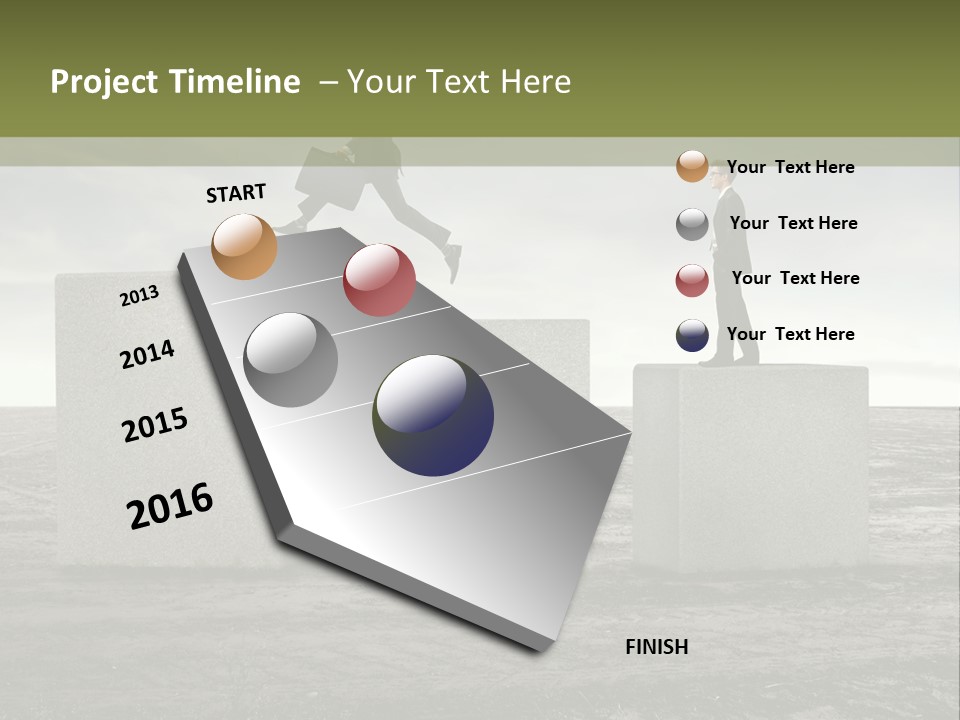 Countryside Sky Run PowerPoint Template
