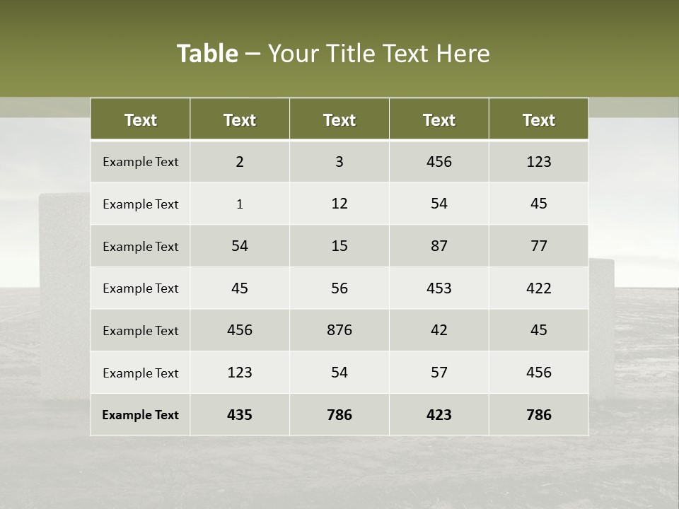 Countryside Sky Run PowerPoint Template