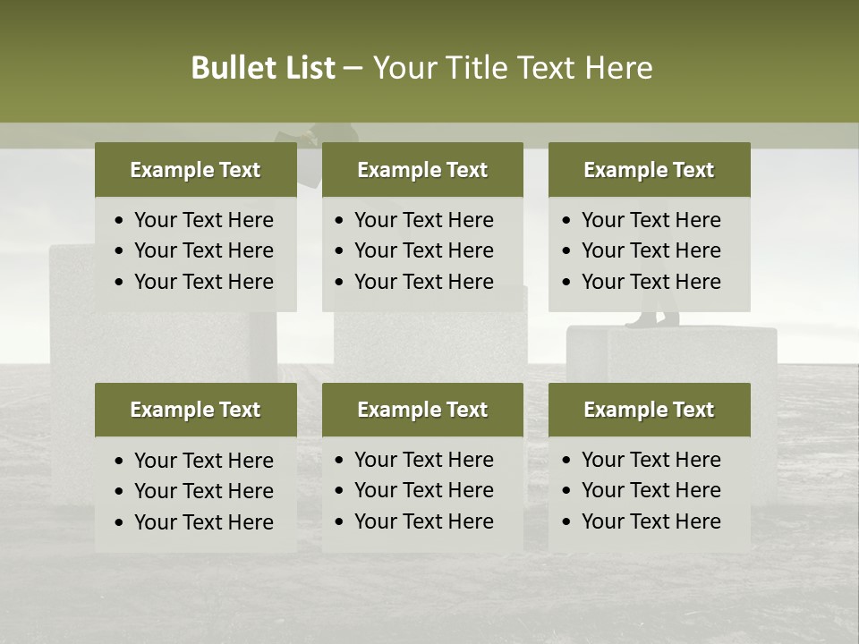Countryside Sky Run PowerPoint Template