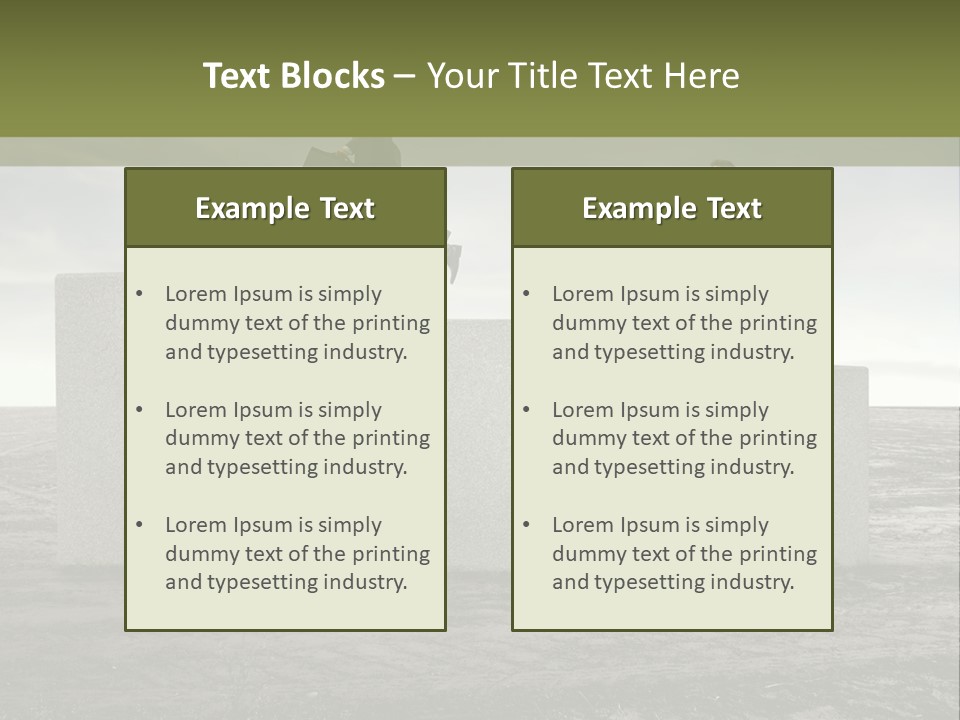 Countryside Sky Run PowerPoint Template