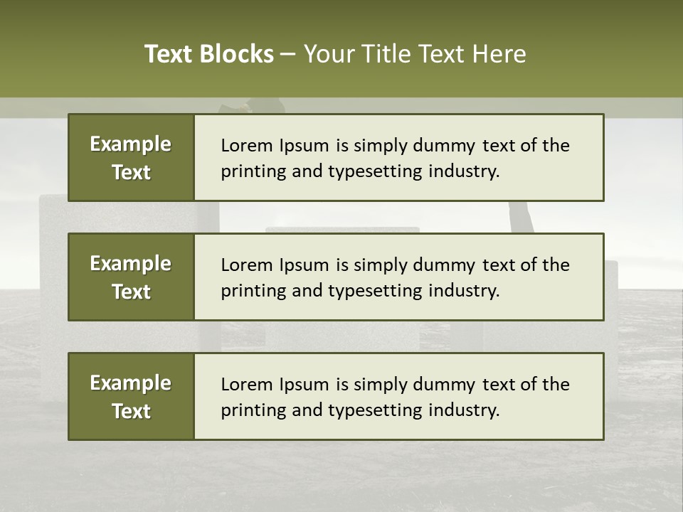 Countryside Sky Run PowerPoint Template