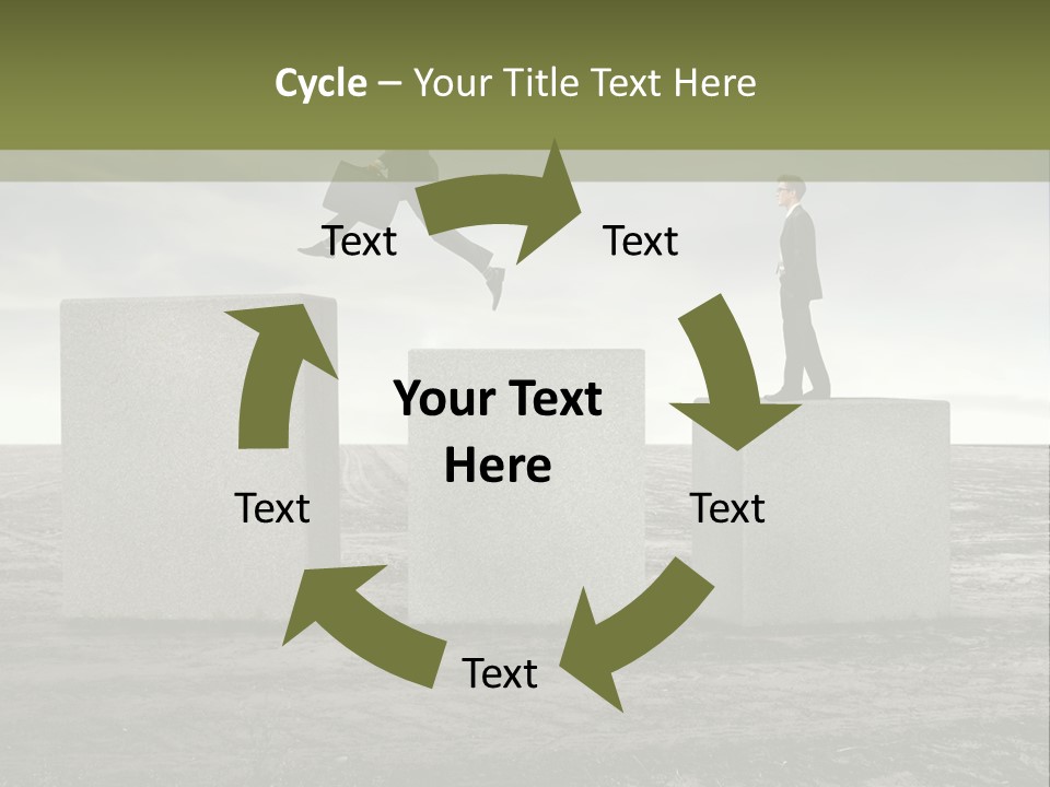 Countryside Sky Run PowerPoint Template