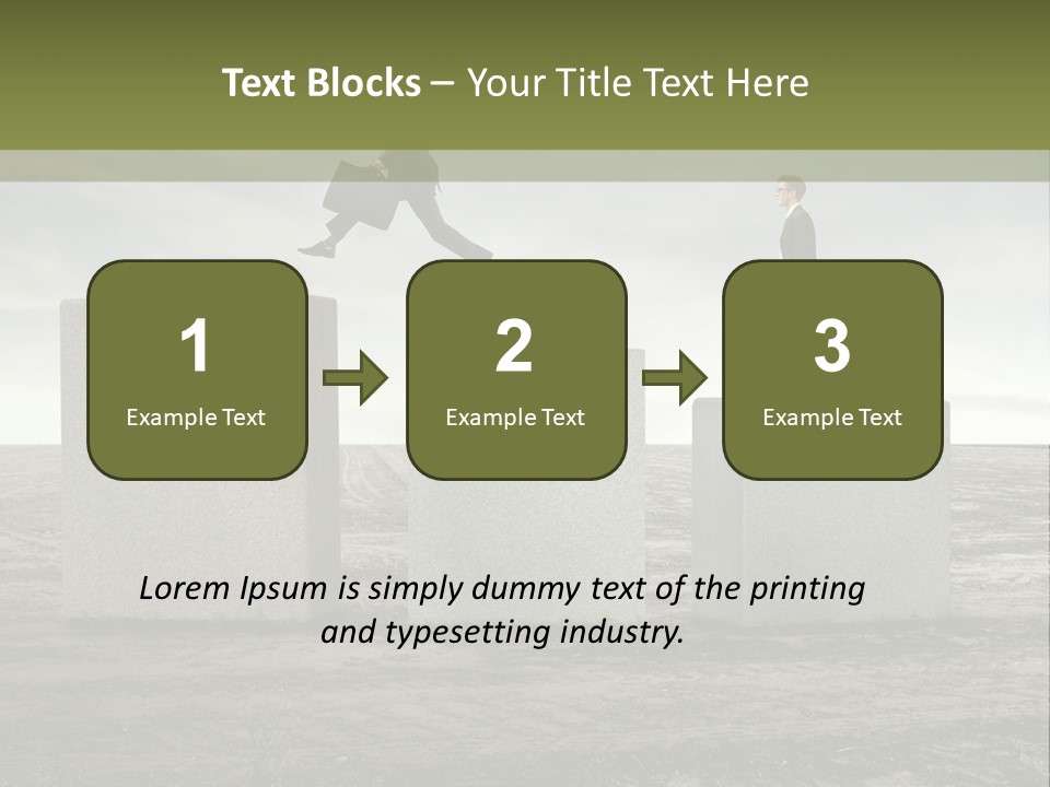 Countryside Sky Run PowerPoint Template