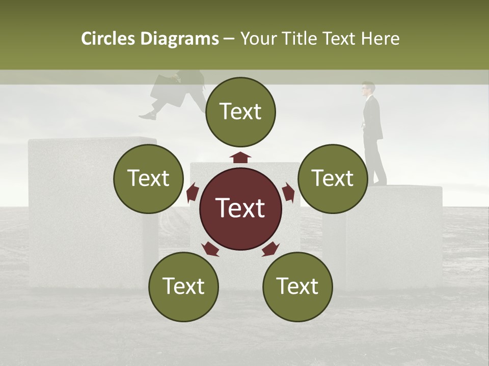 Countryside Sky Run PowerPoint Template