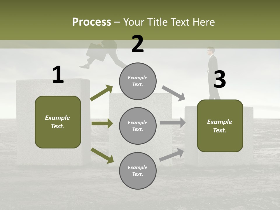 Countryside Sky Run PowerPoint Template