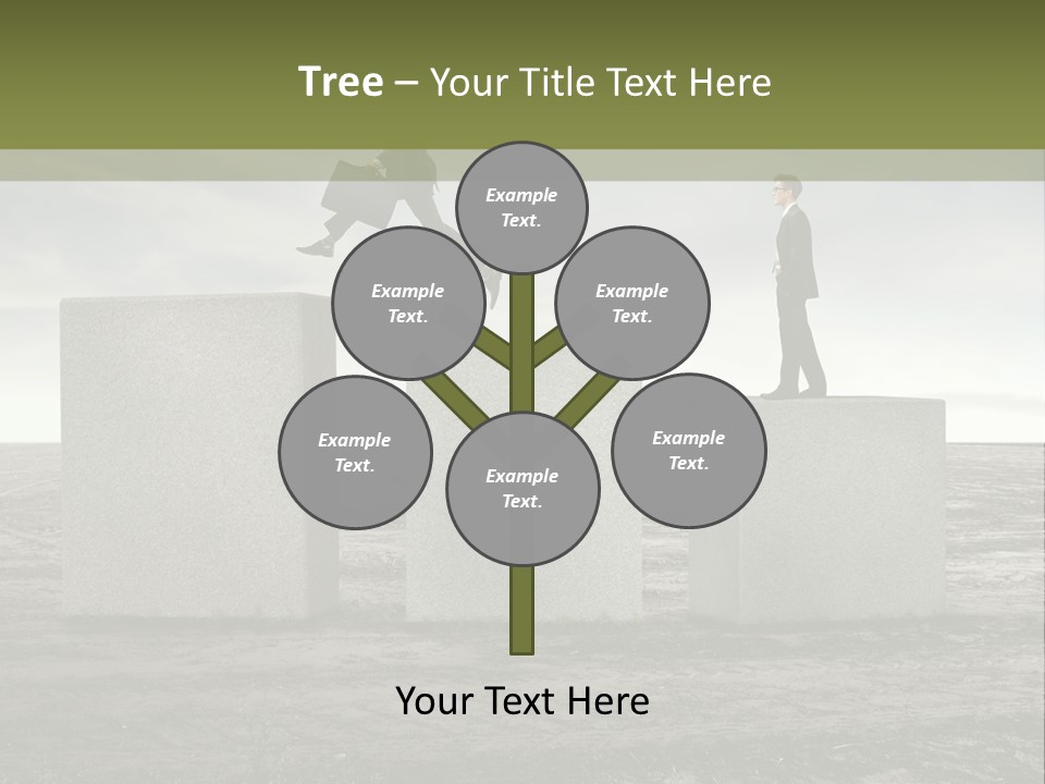Countryside Sky Run PowerPoint Template