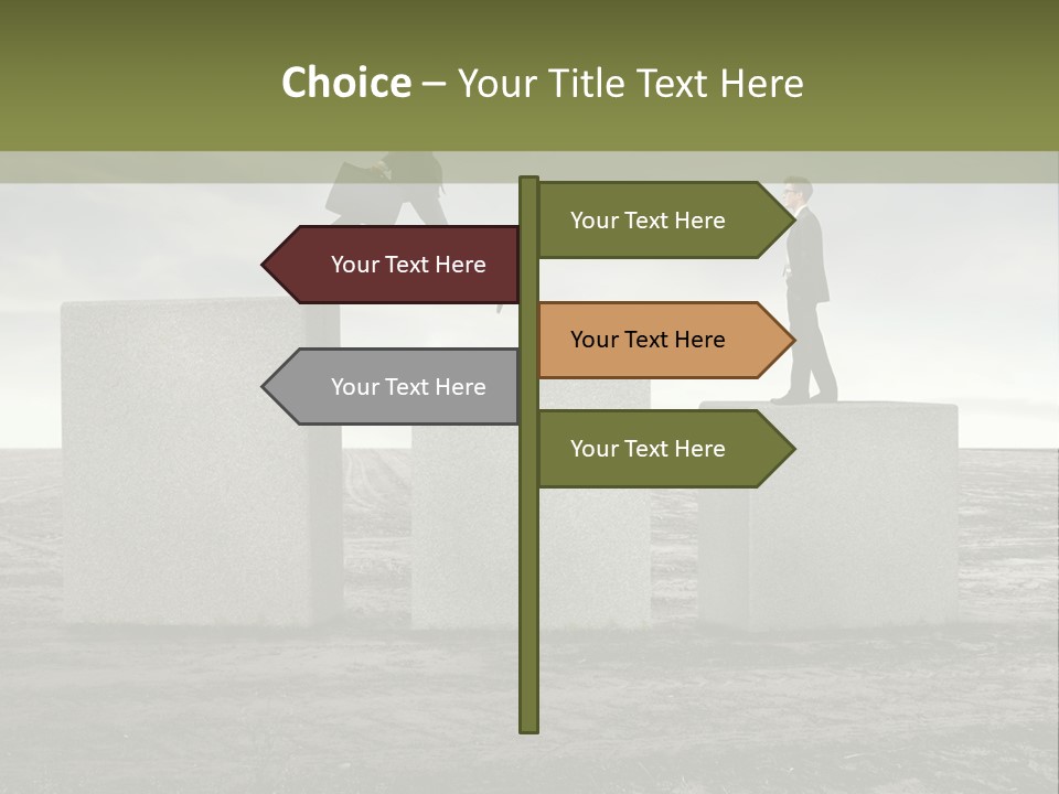 Countryside Sky Run PowerPoint Template