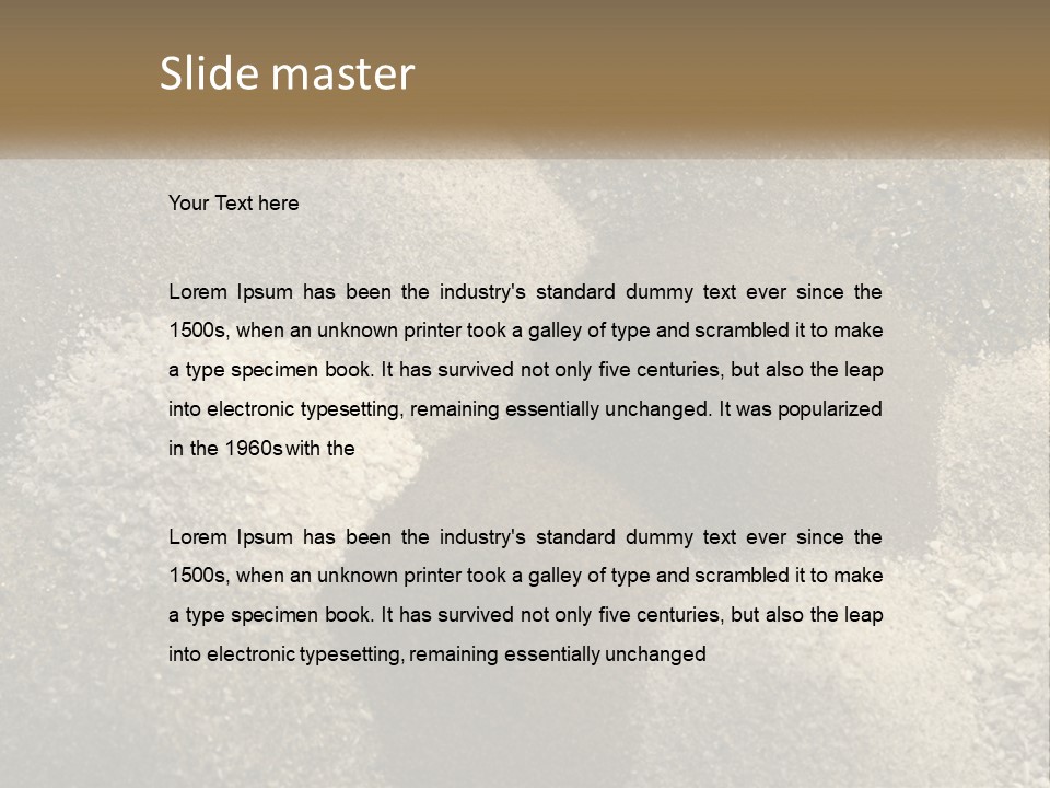 Incoherent Weathered Granular PowerPoint Template