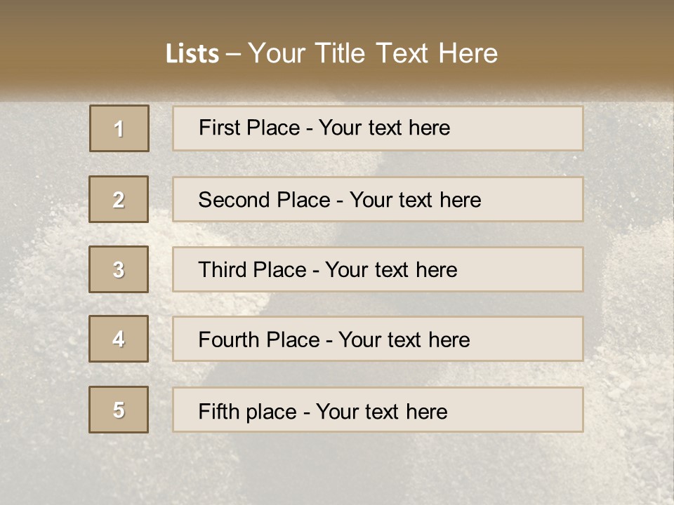 Incoherent Weathered Granular PowerPoint Template