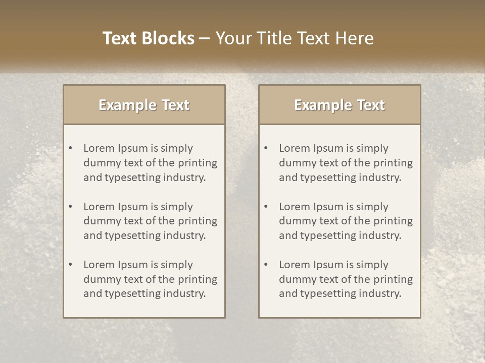 Incoherent Weathered Granular PowerPoint Template