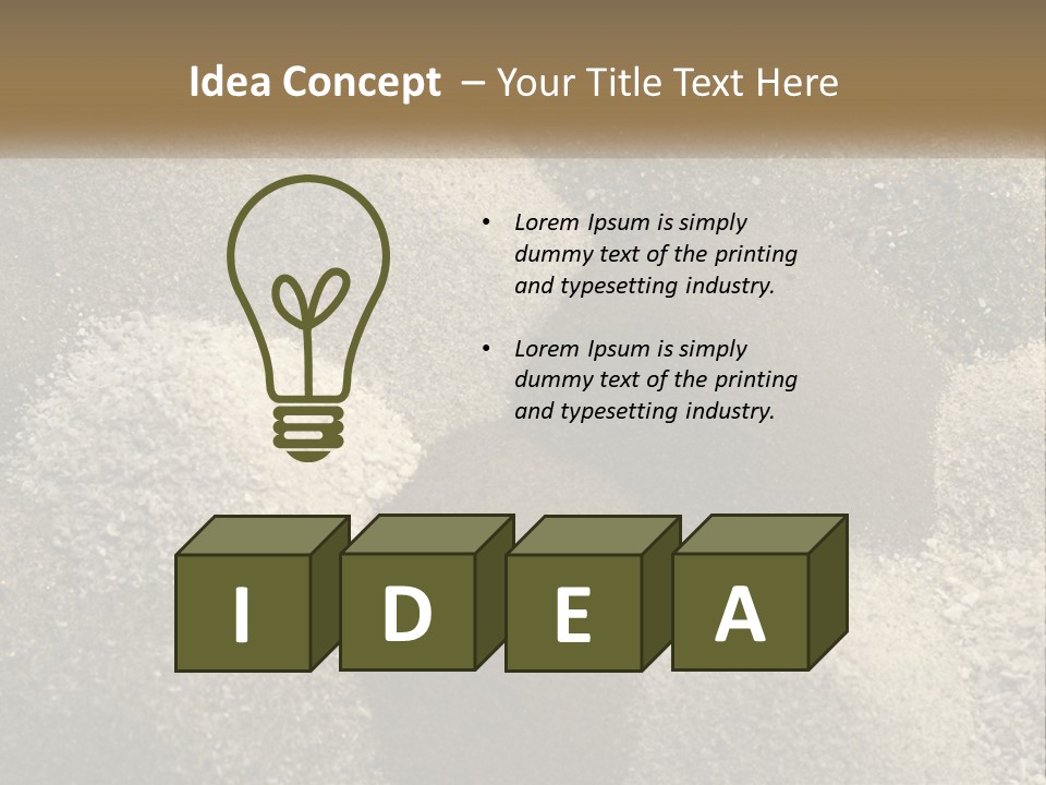 Incoherent Weathered Granular PowerPoint Template