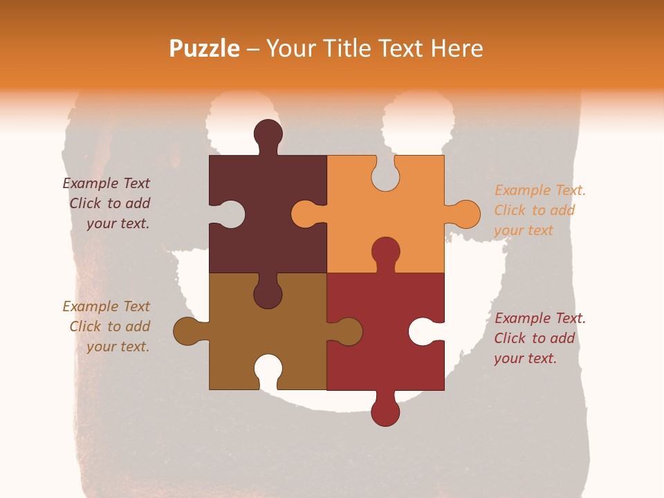 Suffer Sunblock Texture PowerPoint Template