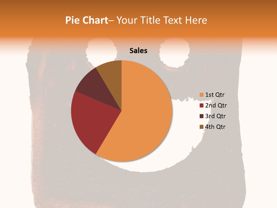 Suffer Sunblock Texture PowerPoint Template