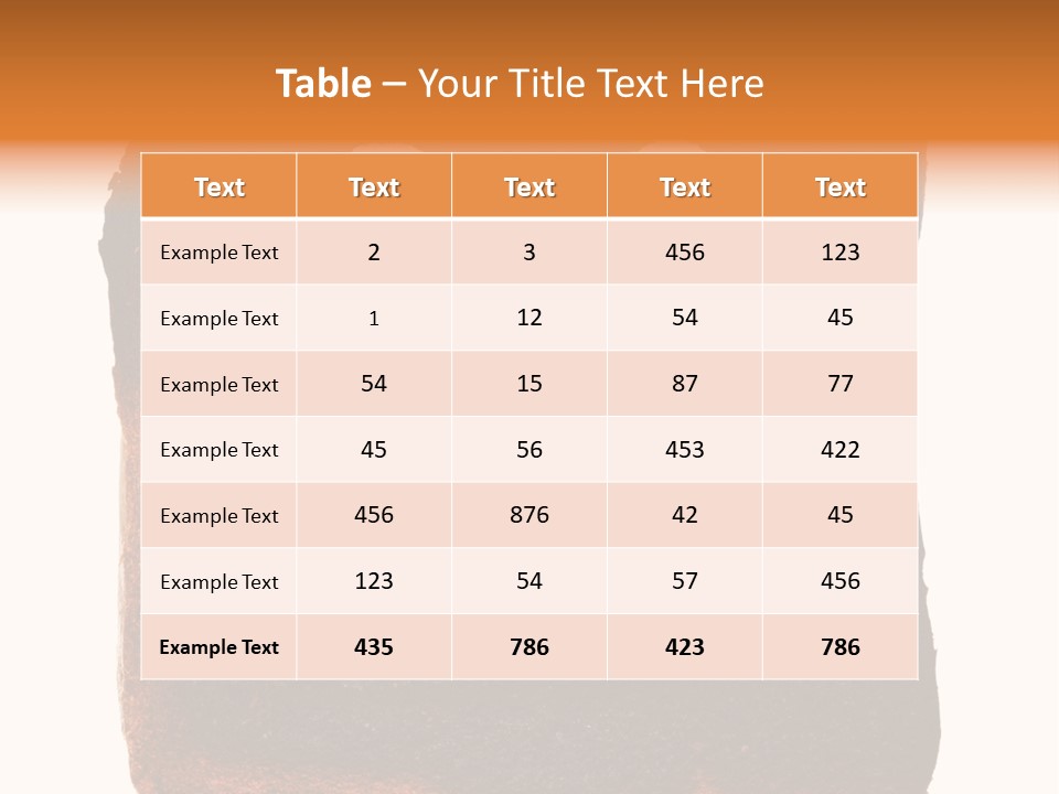 Suffer Sunblock Texture PowerPoint Template