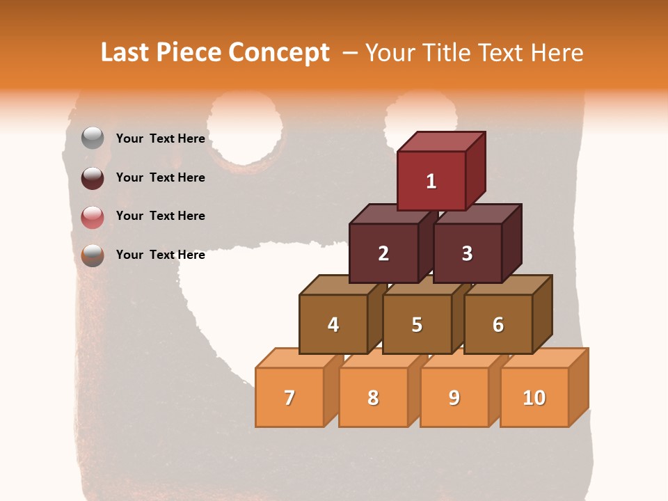 Suffer Sunblock Texture PowerPoint Template