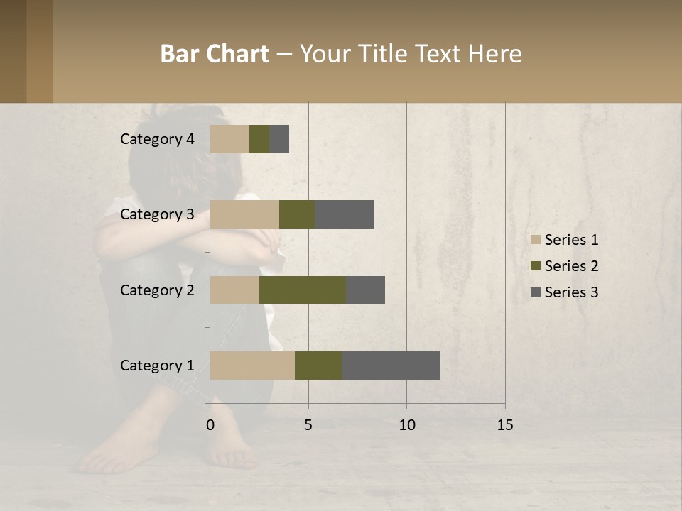 Innocence Depressed Abuse PowerPoint Template
