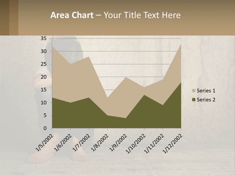 Innocence Depressed Abuse PowerPoint Template