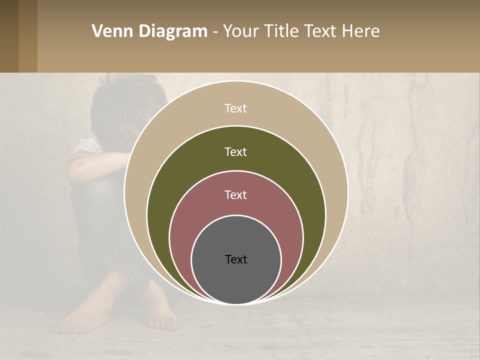 Innocence Depressed Abuse PowerPoint Template