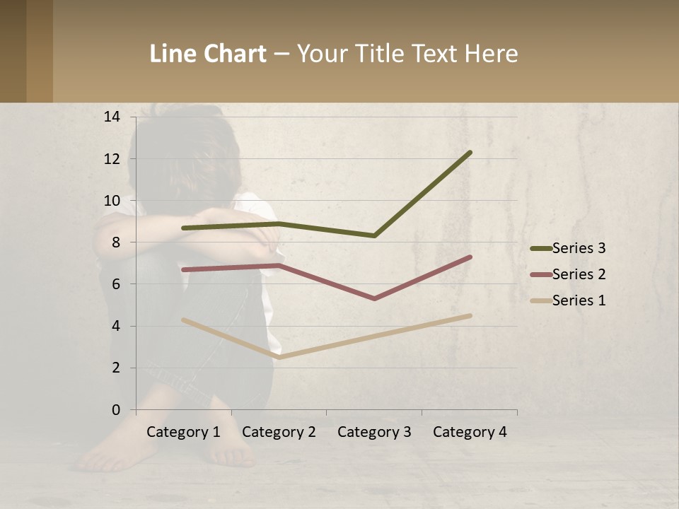 Innocence Depressed Abuse PowerPoint Template