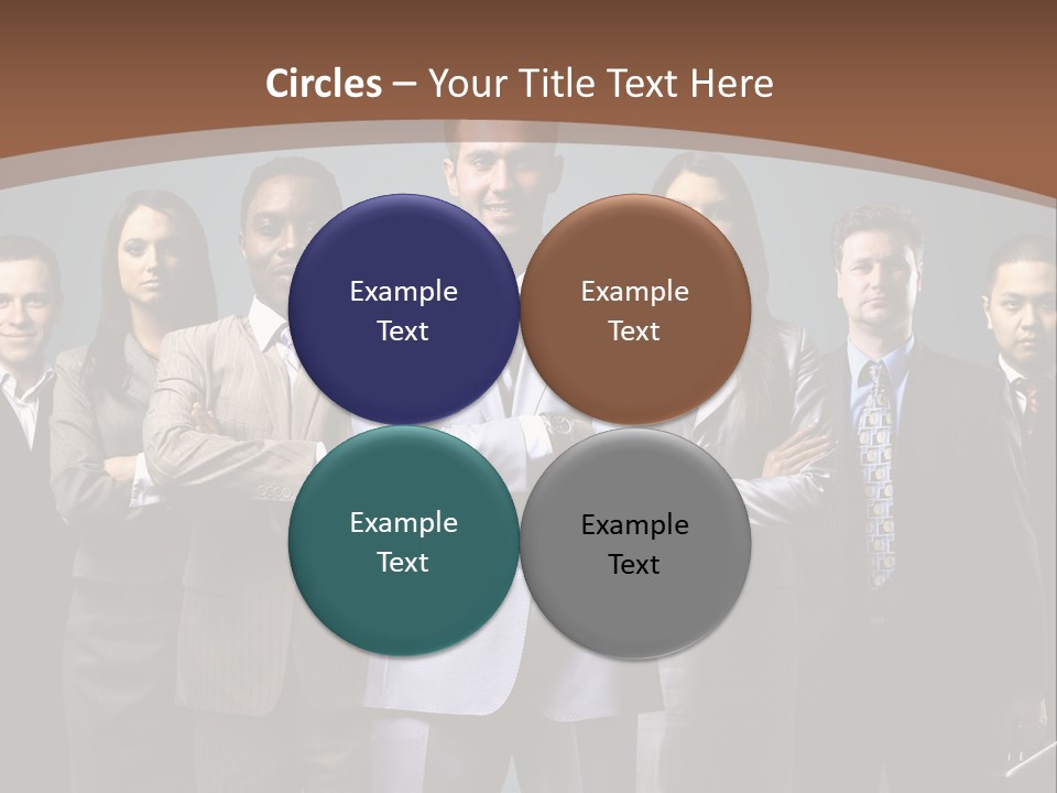 Partner Teamwork Business PowerPoint Template