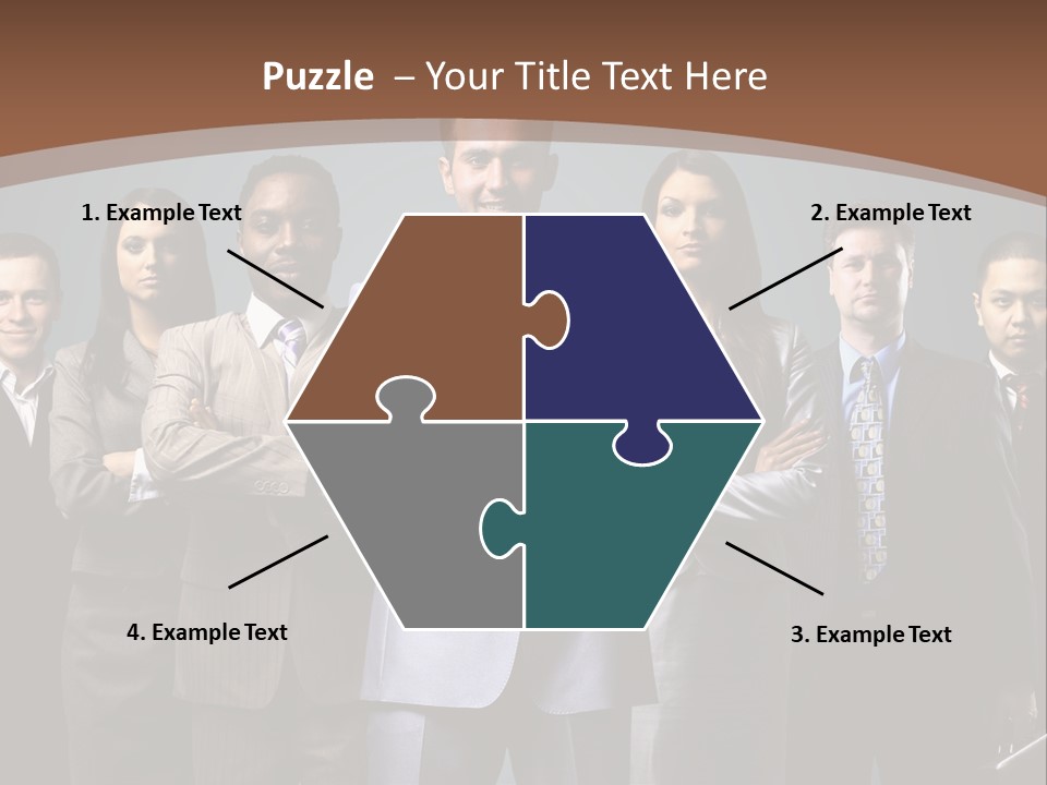 Partner Teamwork Business PowerPoint Template