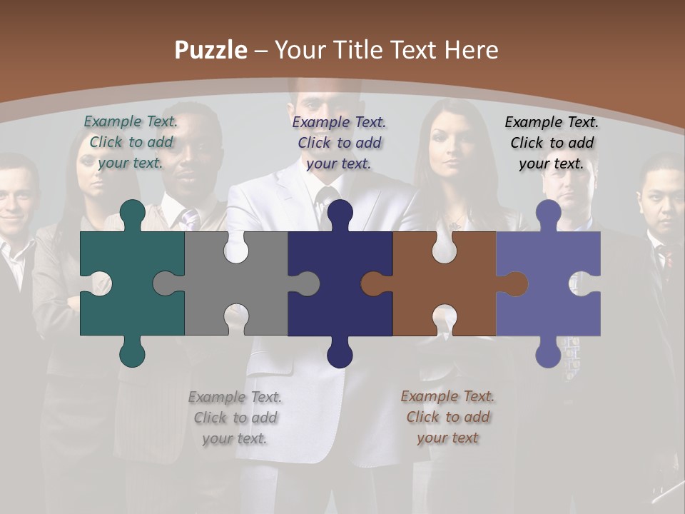 Partner Teamwork Business PowerPoint Template