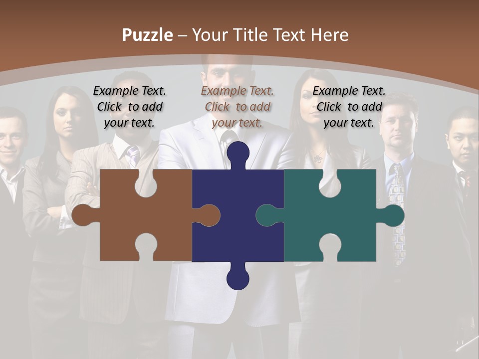 Partner Teamwork Business PowerPoint Template
