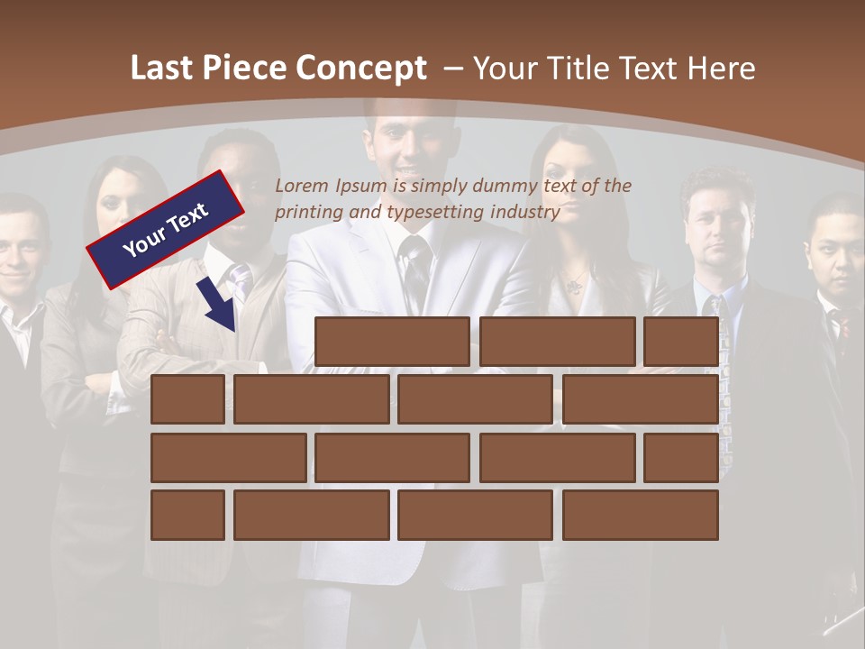 Partner Teamwork Business PowerPoint Template
