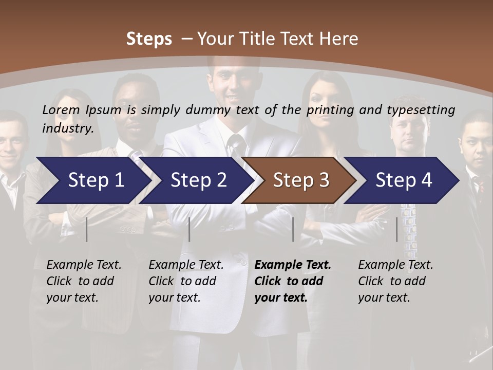 Partner Teamwork Business PowerPoint Template