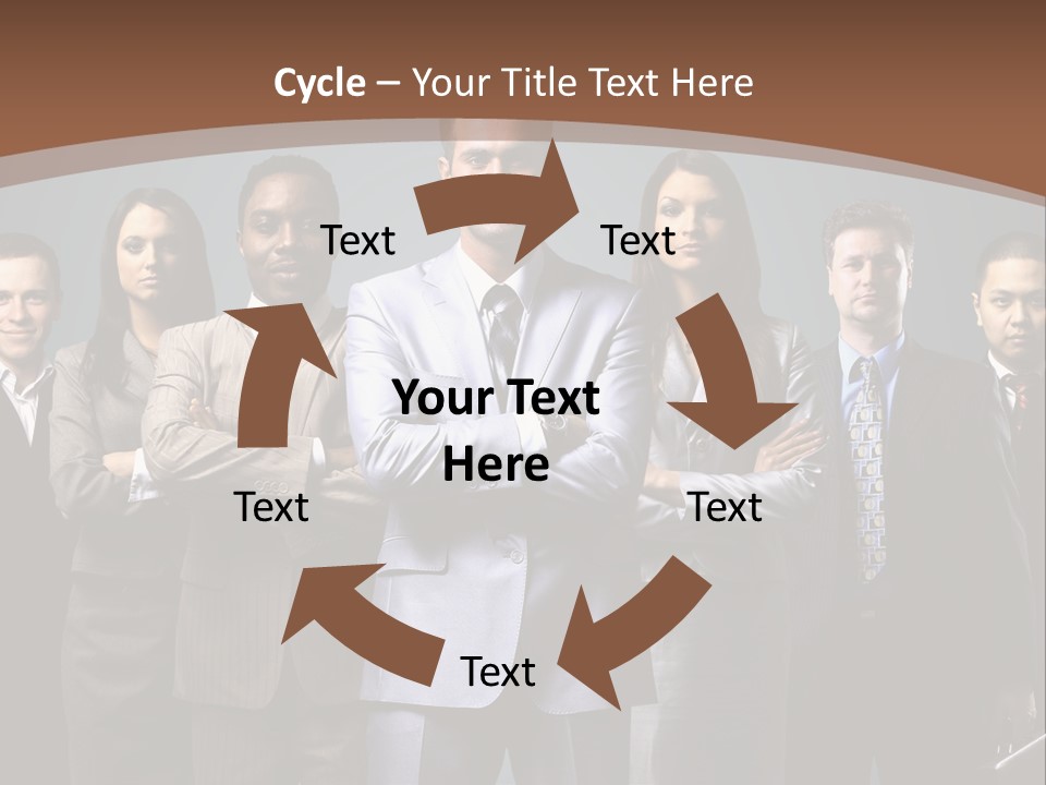 Partner Teamwork Business PowerPoint Template