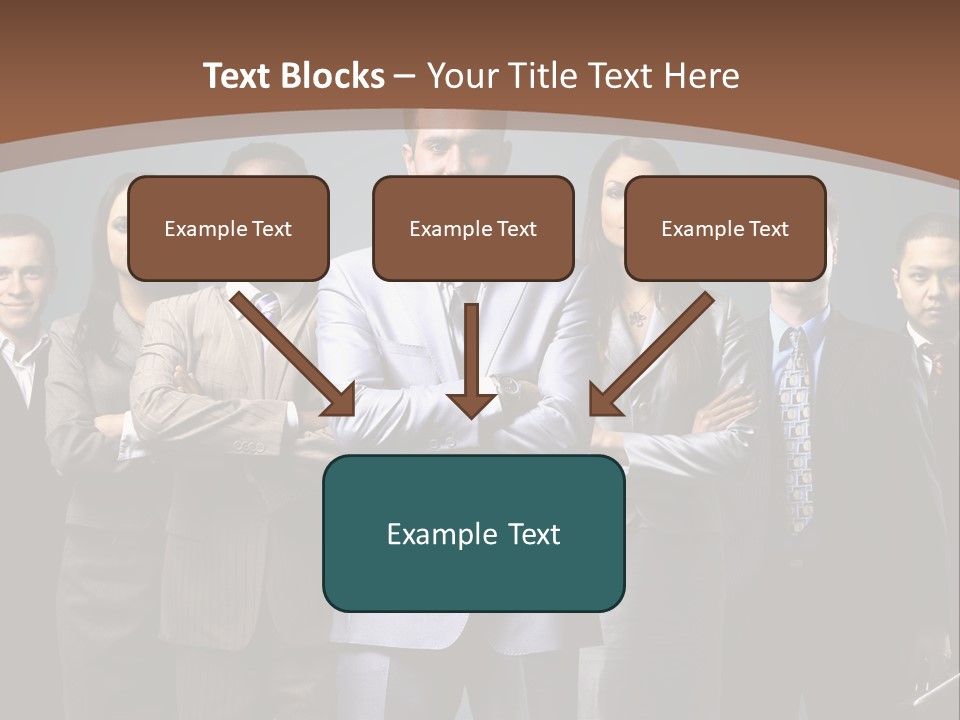 Partner Teamwork Business PowerPoint Template