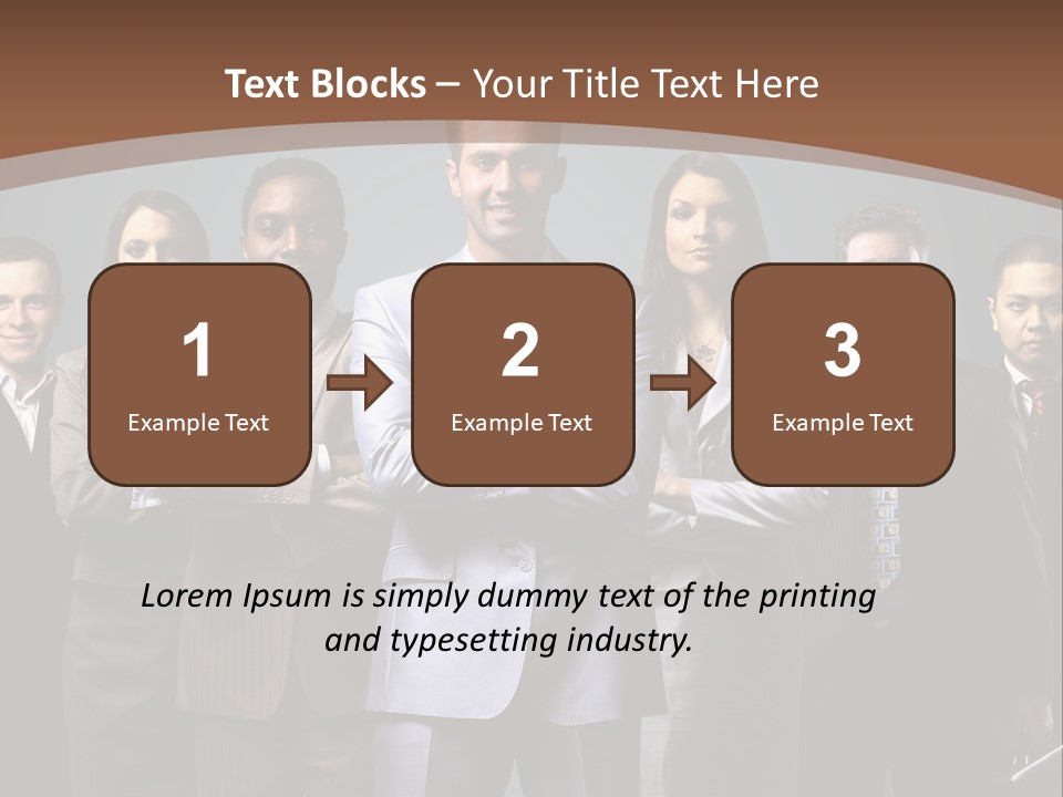 Partner Teamwork Business PowerPoint Template
