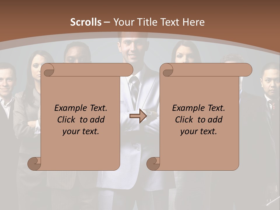 Partner Teamwork Business PowerPoint Template