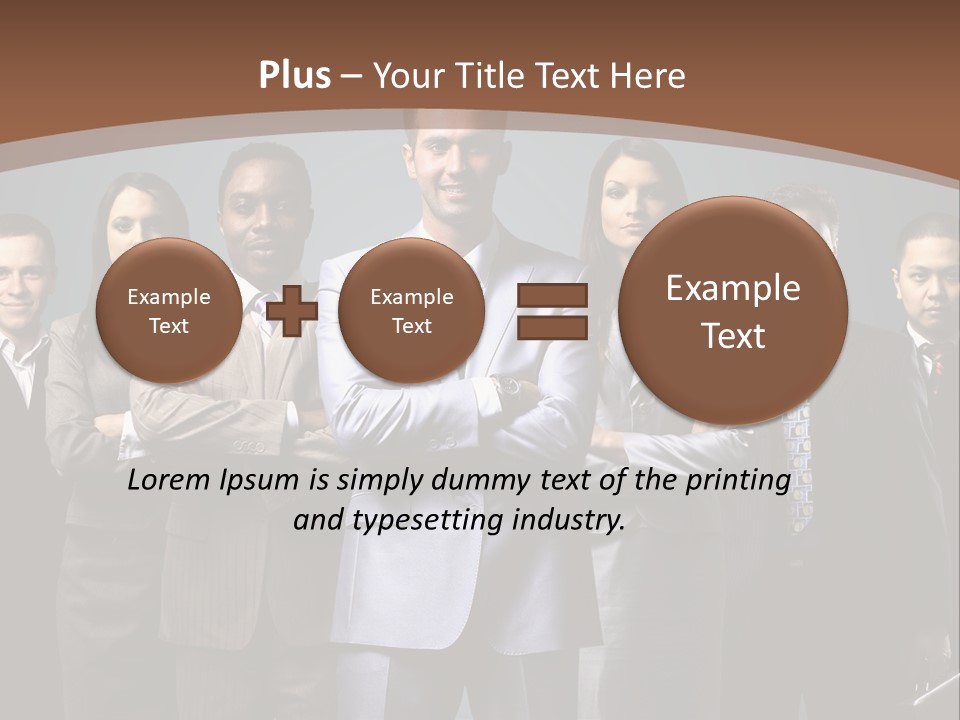 Partner Teamwork Business PowerPoint Template