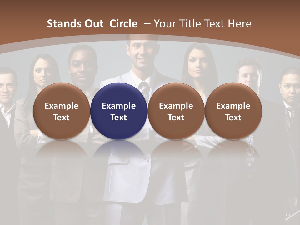 Partner Teamwork Business PowerPoint Template