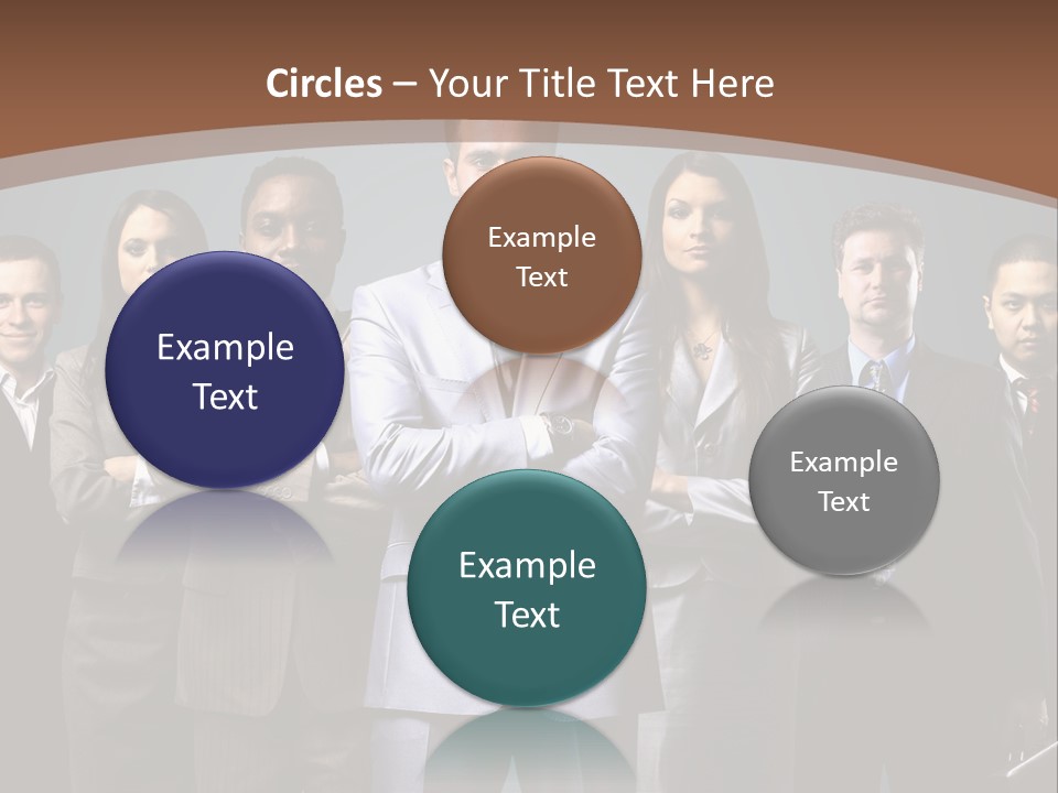 Partner Teamwork Business PowerPoint Template