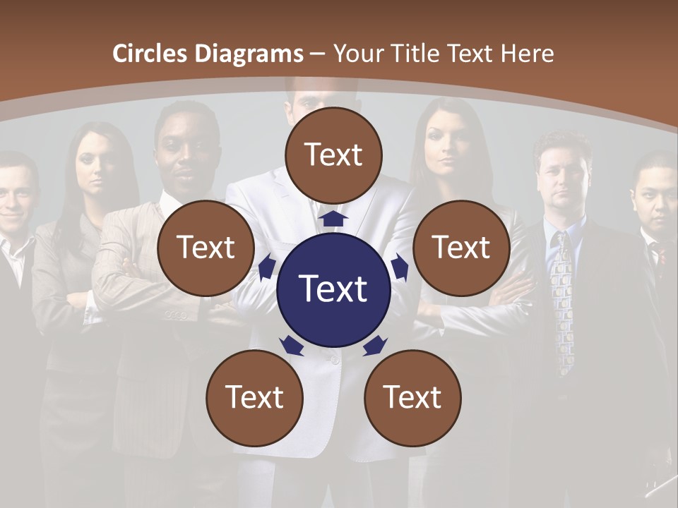 Partner Teamwork Business PowerPoint Template