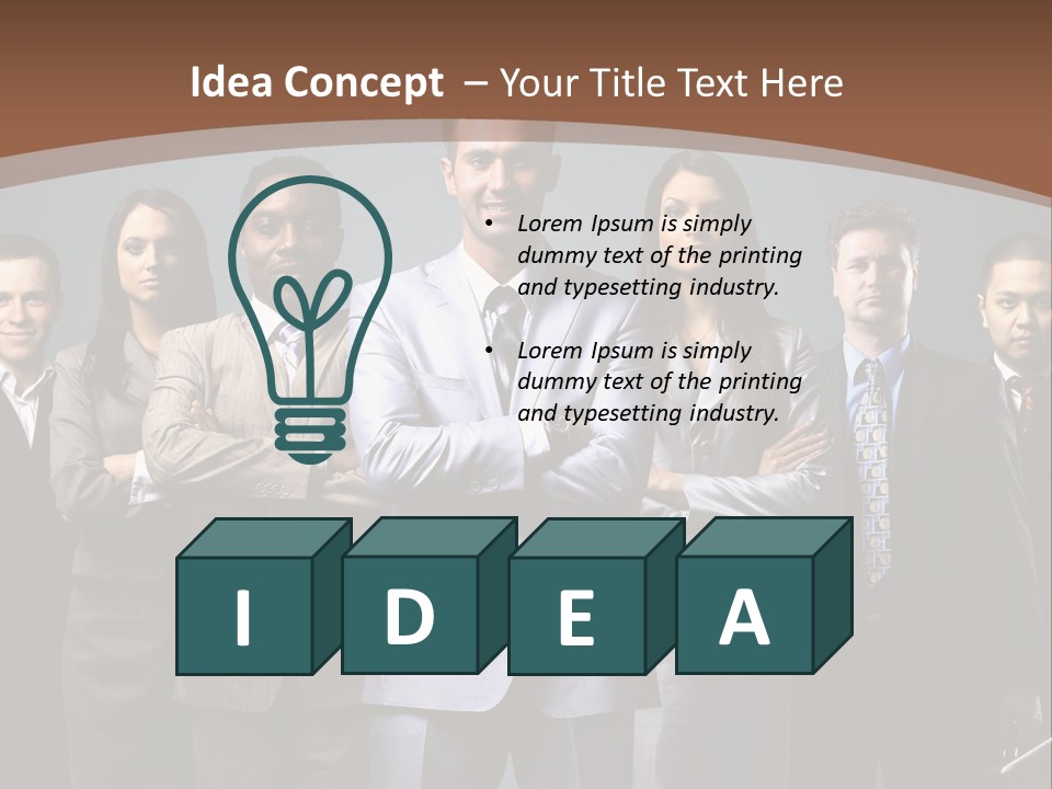 Partner Teamwork Business PowerPoint Template