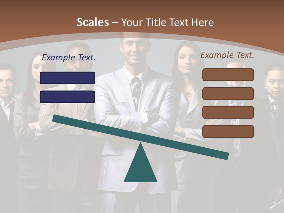 Partner Teamwork Business PowerPoint Template