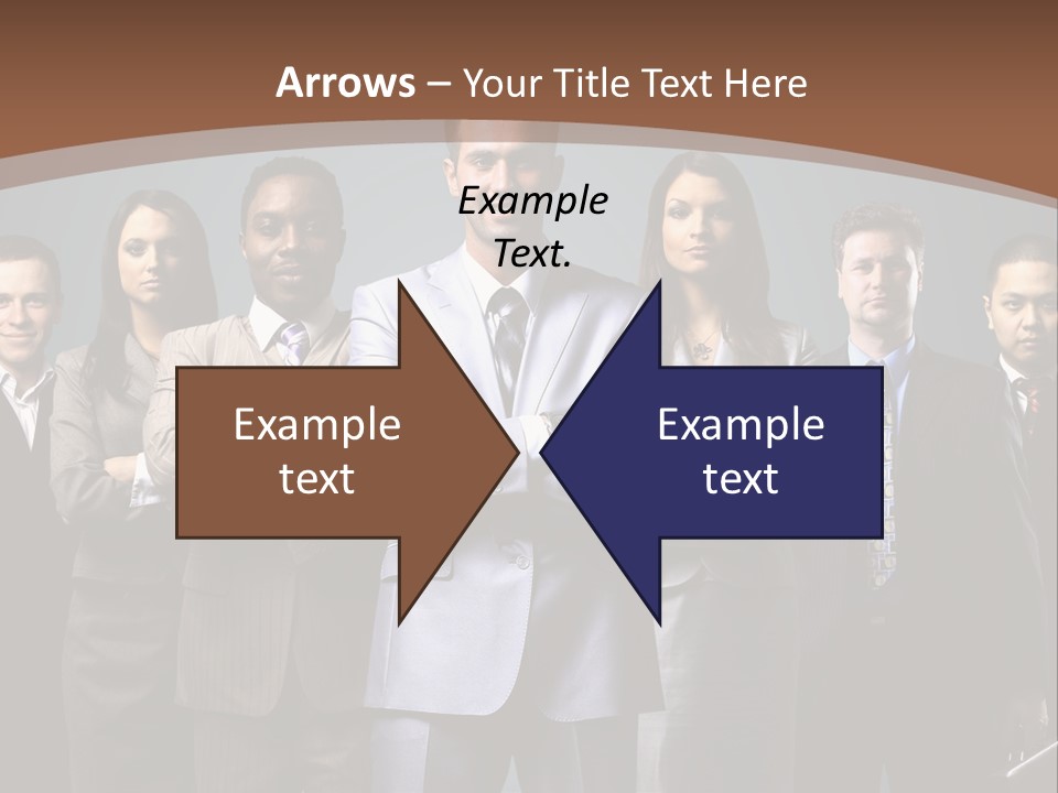 Partner Teamwork Business PowerPoint Template